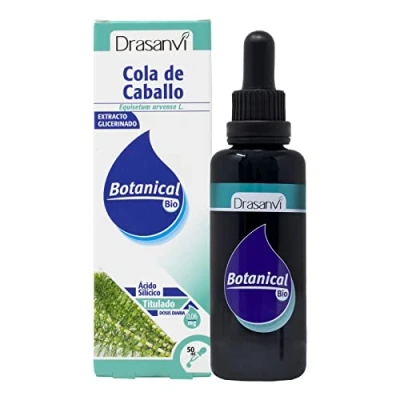 Imagen de DRASANVI BOTANICAL BIO COLA DE CABALLO CERTIFICADO Rica en oligoelementos y flavonoides Extracto estandarizado VEGANO SIN GLUTEN 50ml
