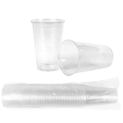 Imagen de Heku 50 vasos desechables transparentes de 0,2 l, polipropileno, ideales para fiestas y eventos