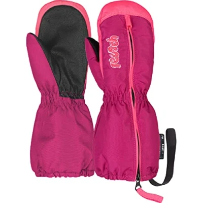 Imagen de Reusch TOM Manoplas para niños, Talla: 3, Fuchs purp knockout pink