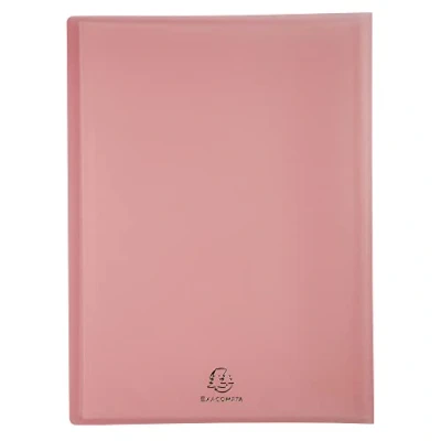 Imagen de Exacompta 5859E 1 funda para documentos personalizable Kreacover Pastel 50fundas de cristal liso 100vistas A4 tamaño 24x32cm polipropileno semirrígido 5colores aleatorios