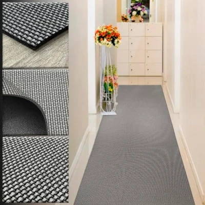 Imagen de Tadi &amp; Imperio1979 Alfombra Vinilo Trenzado 60x400 Vinilica Exterior Cocina Salon recibidor