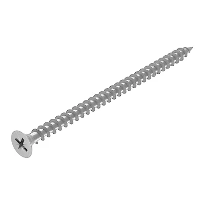 Imagen de SECCARO Tornillo para madera aglomerada, 6 x 100 mm, acero inoxidable, V2A, VA A2, rosca completa, Phillips, PZ, 75 unidades