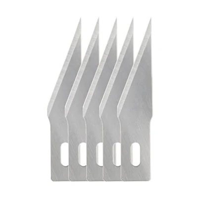Imagen de Fiskars Cuchilla N2 de Precisión (x5), Cuchillas repuesto para Mini Cúter precisión, Acero calidad, Plata, 1024401