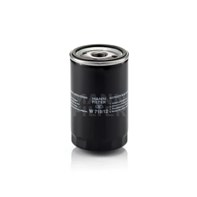 Imagen de MANN FILTER W 719/12 Filtro de aceite 3/4 16 UNF con válvula bloqueo retorno enroscable VOLKSWAGEN: TRANSPORTER 3 Bus, Kasten