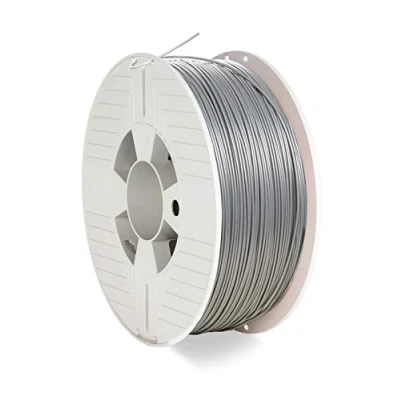 Imagen de VERBATIM Filamento ABS impresión 3D 1,75mm 1kg Acrilonitrilo butadieno estireno de alto rendimiento para extrusión material impresoras y bolígrafos gris aluminio