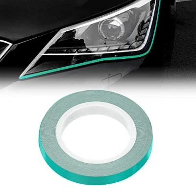 Imagen de 4R Quattroerre.it 10802 Delineador Adhesivo de Rayas para Faros Coches, Verde Petronas, 7 mm x 3 MT