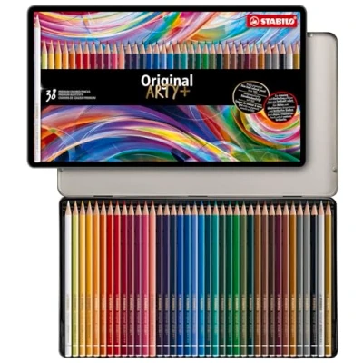 Imagen de Lápiz de color STABILO Original Caja metal con 38 colores