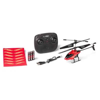 Imagen de Carson 500507185 Fire Fighter Tyrann 230 2+Canales 2.4GHz 100% RTF, helicóptero, para Principiantes, helicóptero RC, Juguete teledirigido, teledirigido