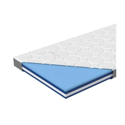 Imagen de eazzzy Topper Royal Hybrid Tamaño 200 x 11 cm Protector de colchón con espuma viscoelástica gel, tapa muelles reguladora temperatura, cubierta plateada antibacteriana, suave 2 lados,