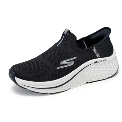 Imagen de Skechers MAX Cushioning Elite 2.0 Zapatillas, Mujer, Talla: 39, Black/white Zapatos