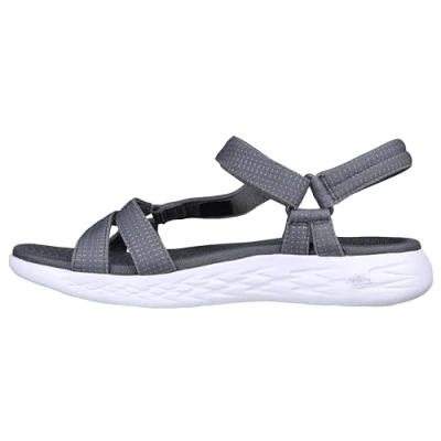 Imagen de Skechers On the go 600 Brilliancy, Sandalias atléticas Mujer, Charcoal, 42 EU