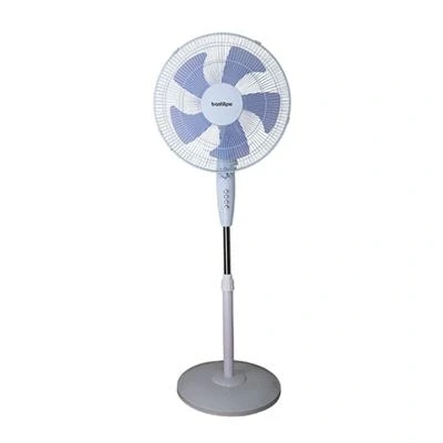 Imagen de Bastilipo Ventilador de pie color blanco, 50 W, 3 Velocidades, redondo, silencioso, modelo Tenerife