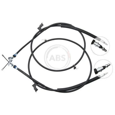 Imagen de A.B.S. K19895 Cable de Freno Mano 1830, 1873 Discos para dirección izquierda/derecha FORD: Focus C Max, 2, Max
