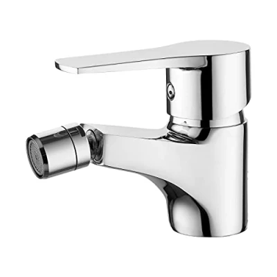 Imagen de Ibergrif M15057 Star, Bidé Baño Clásico, Mezclador Monomando para Lavabo, Cromo