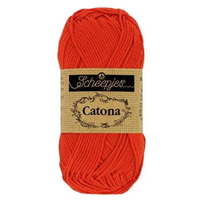 Imagen de Scheepjes 390 Amapola Rosa Catona Hilo 1x10g