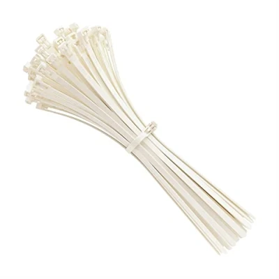 Imagen de intervisio Bridas de Plastico para Cables Reutilizables / 200mm x 7,6mm Blanco 100 Piezas