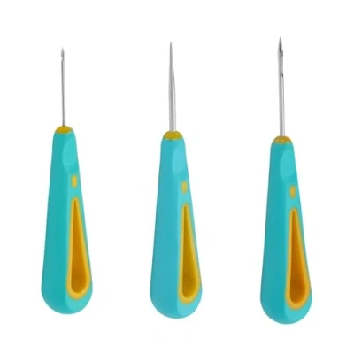 Imagen de SUCHUANGUANG 3X/Set Taladros manuales de Cono Orificio Redondo Práctica Aguja Perforadora Herramienta Mecha Vela Fácil Usar para Hacer moldes Silicona ABS