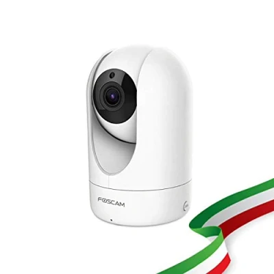 Imagen de FOSCAM Fi R4Mb Cámara IP de videovigilancia WiFi. doméstica inalámbrica Alta resolución 2K 4MP con Pan/Tilt
