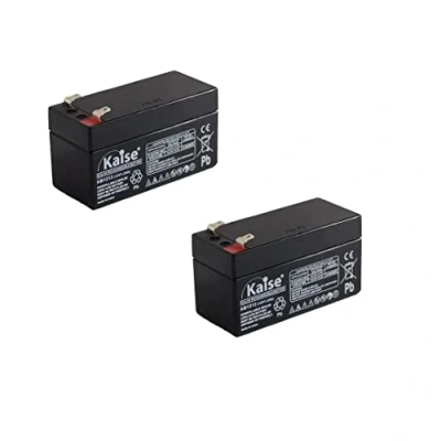 Imagen de Kaise Technologies Batería de Plomo AGM VRLA 12 V 1,2Ah/Modelo KB1212 2 Unidades