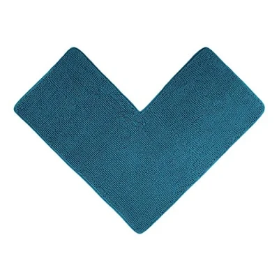 Imagen de WohnDirect Nueva Alfombra de baño para Ducha rinconera Petrolo Alfombrilla Antideslizante Y Lavable Cómoda Súper Absorbente