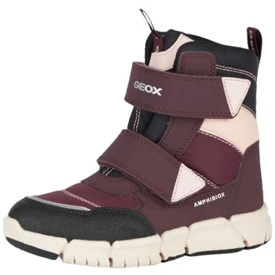 Imagen de Geox J Flexyper Girl B AB, Barco Ankle, Dk Burgundy, 38 EU