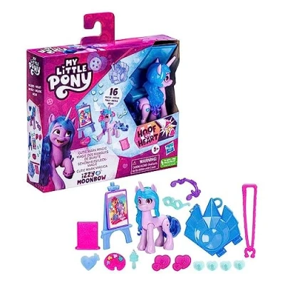 Imagen de My Little Pony Juguete Deja tu Huella Marca de Belleza Mágica Hoof to Heart Poni Izzy Moonbow 7,5 cm A Partir 5 años