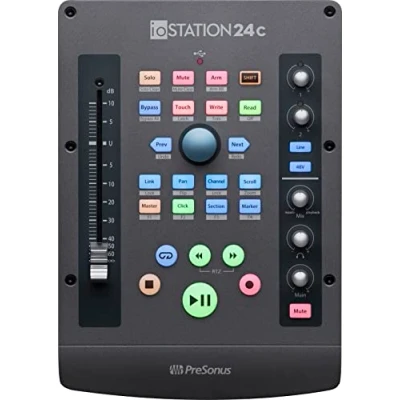 Imagen de PreSonus ioStation 24c, Interfaz de Audio USB C y Controlador Producción, Para Grabación, Podcasting Producción Musical con Paquete Software