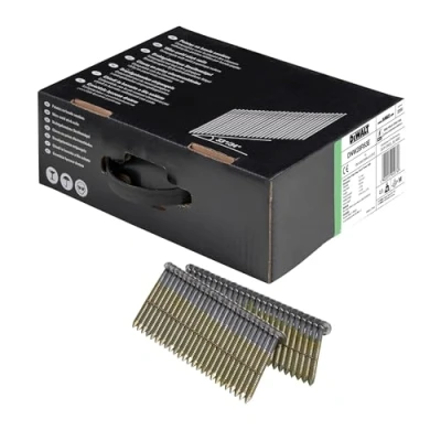 Imagen de DEWALT DNW28R63E Clavos en peine electrosoldados, Plateados, Tamaño 2.7x 63mm, Juego de 2200 Piezas