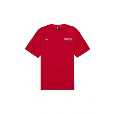Imagen de Puma Scuderia Ferrari Lifestyle Camiseta estampada, Hombre, Talla: Large, Rosso corsa