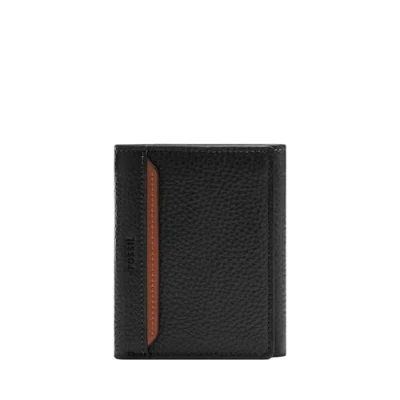 Imagen de Fossil Huntington, Cartera Tri Fold para Hombre, Negro, Small