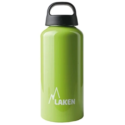 Imagen de LAKEN Classic Botella de Agua Cantimplora Aluminio con Tapón Rosca y Boca Ancha 0,6L