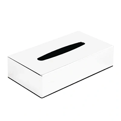 Imagen de Caja de pañuelos cromada y rectangular 61 x 254 139 mm