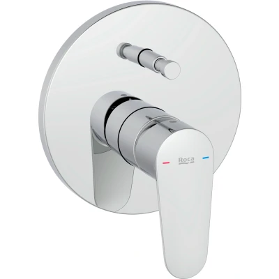 Imagen de Roca A5A064FC00 Mezclador monomando empotrable para baño ducha Victoria Plus con inversor automático