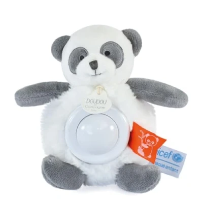 Imagen de Doudou et Compagnie Unicef DC3996 Luz Nocturna (20 cm), diseño de Panda y Blanco