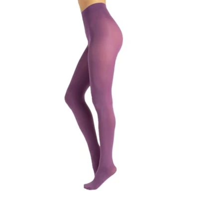 Imagen de CALZITALY Medias De Invierno Pantys Tupidos Colores 80 Den S, M, L, XL, XXL, 3XL,4XL Calcetería Italiana (XXL, Viola)