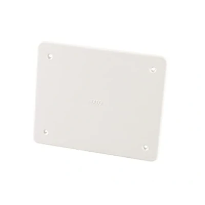 Imagen de POLY POOL PP0588.1 Tapa Caja Derivación Eléctrica Empotrable Blanco de Tecnopolímero Antigolpe con Tornillos para Fijación