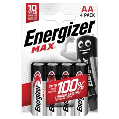 Imagen de Energizer Max pilas AA dura hasta un 100% más largo x4 Las 4