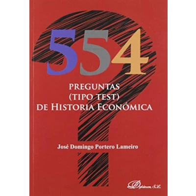 Imagen de 554 preguntas (tipo test) de historia económica (SIN COLECCION)