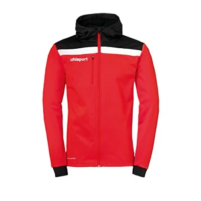 Imagen de Uhlsport Offense 23 Multi Hood Jacket Chaqueta Con Capucha Para Hombre, rojo/negro/blanco, 164