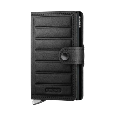 Imagen de Secrid Miniwallet Emboss Lines Black Grabado gratuito