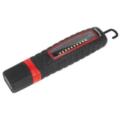 Imagen de SEALEY LED360 Lámpara de mano LED 120, 400/200 3,7 con batería recargable, imán