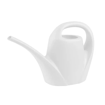 Imagen de greemotion Regadera de Plástico para Jardín 1,5 L, con Pico, Jardinería, Flores Pequeña, aprox. 32 x 21 12 cm, Blanca