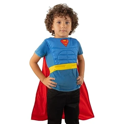 Imagen de Cinereplicas DC Comics Set de Disfraz Superman 4 6 Años Licencia Oficial