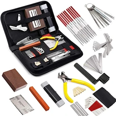 Imagen de Bprtcra juego de herramientas mantenimiento reparación guitarra, 45 piezas, kit