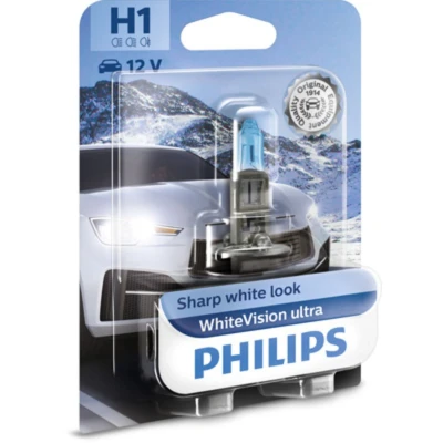 Imagen de PHILIPS 12258WVUB1 Lámpara, faro de carretera H1 12V 55W Halógena FORD: FOCUS 2, 3, KUGA RENAULT: CLIO MEGANE 2