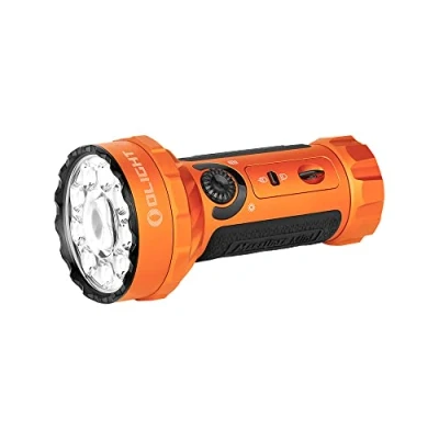 Imagen de OLIGHT Marauder Mini Linterna LED función RGB, 7000 lm, Carga magnética USB (NARANJA)