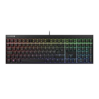 Imagen de CHERRY MX 2.0S, Teclado Gaming con Cable e Iluminación RGB, Distribución de Alemán (QWERTZ), Diseñado en Alemania, Switches BROWN Originales, Negro