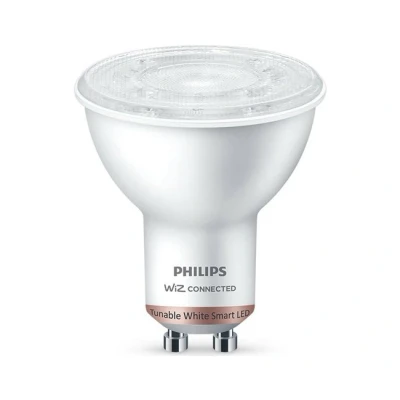 Imagen de Bombilla inteligente Philips Smart LED, 4.7W (Eq. 50 W) GU10, Luz Blanca de cálida a fría, WiFi, Con tecnología SpaceSense