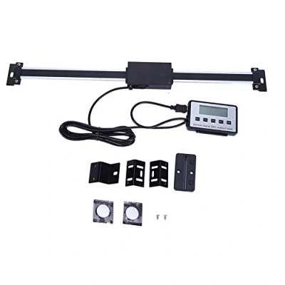 Imagen de Kit de lectura digital, escala lineal digital precisa 0 300 mm para tornos fresadoras, medidor aleación aluminio
