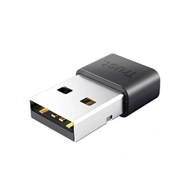Imagen de Trust Myna Adaptador Bluetooth 5, Velocidad de Transferencia 3 Mbps, Alcance Inalámbrico 10 m, Adaptor Red para PC, Portátil, Computadora Negro